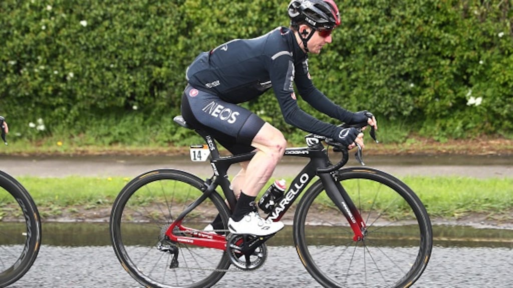 Eddie Dunbar will ride his first Grand Tour with Team Ineos. Photograph: Getty Images