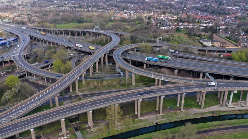 “Frank led the steel reinforcement of Birmingham’s Queensway tunnel, relishing the impressive deep tunnelling machines and telling tales of their engineering mastery. He worked on the Lloyds Bank building there, Birmingham’s Masonic temple and Spaghetti Junction. Yes, that Spaghetti Junction.” Photograph: Christopher Furlong/Getty Images