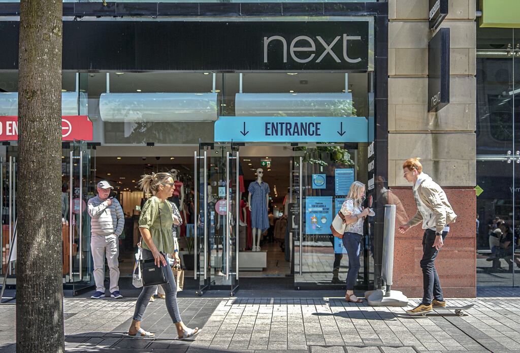 Donegall Place, Belfast. Photograph: Michael McNerney/SOPA Images/LightRocket via Getty