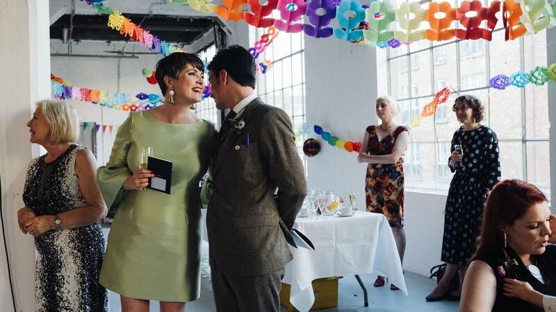 Jessica and Patrick at the Chocolate Factory. Photograph: Leanne Keaney Photography
