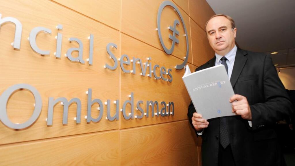 Financial Services Ombudsman Bill Prafiska defended his office and the role it plays in adjudicating on disputes. “When it comes to adjudications we are not an industry advocate or a consumer advocate. We aim for fairness.” Photograph: Photocall Ireland