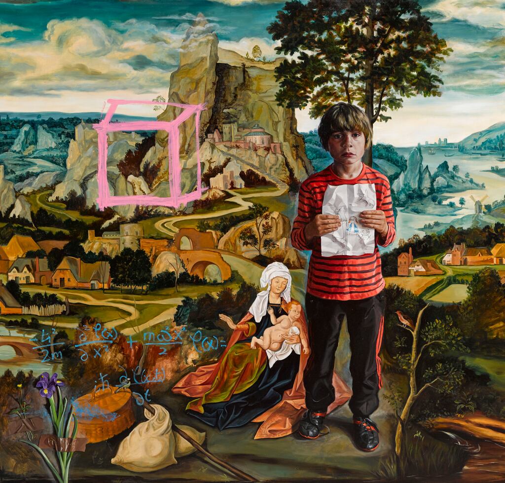 It Took a Century: Age of Unreason, by Geraldine O'Neill, from 2012. Image courtesy of the Royal Hibernian Academy. Photograph: Gillian Buckley