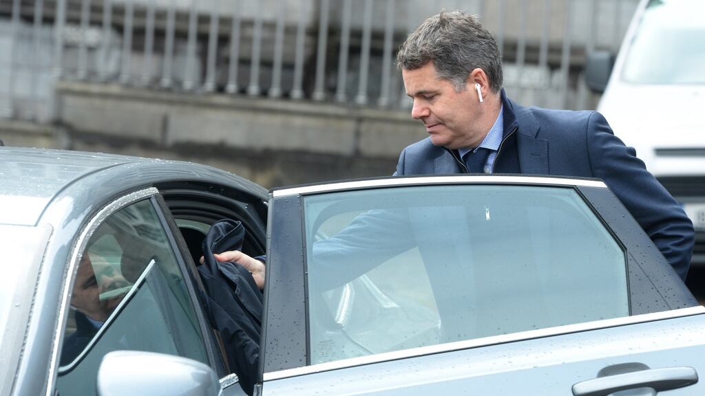 Minister for Finance Paschal Donohoe:  Ministers agreed that the Christmas bonus would be paid to all social welfare recipients, with the eligibility criteria widened to allow some recipients of the Pandemic Unemployment Payment to receive the bonus. Photograph: Dara Mac Dónaill