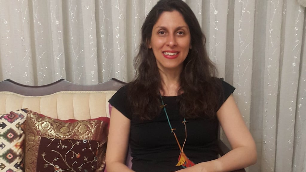 Nazanin Zaghari-Ratcliffe was arrested at Tehran’s Imam Khomeini airport while travelling to show her young daughter, Gabriella, to her parents in April 2016. Photograph: Free Nazanin Campaign/PA Wire