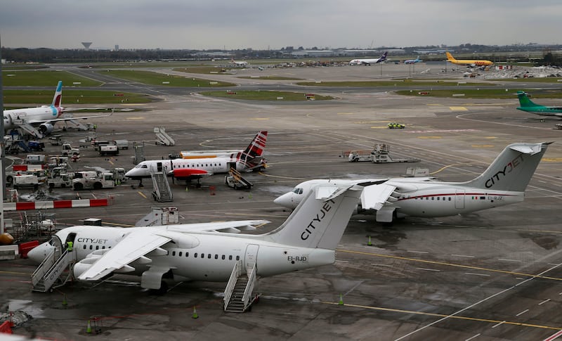 Cityjet, which is based at Dublin Airport, employs more than 580 people in Ireland, Britain, Denmark and Sweden. It is unclear how many jobs would be lost in any restructuring. Photograph: Nick Bradshaw