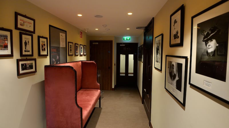The newly created entrance foyer to the theatre. Photograph: Dara Mac Dónaill/The Irish Times