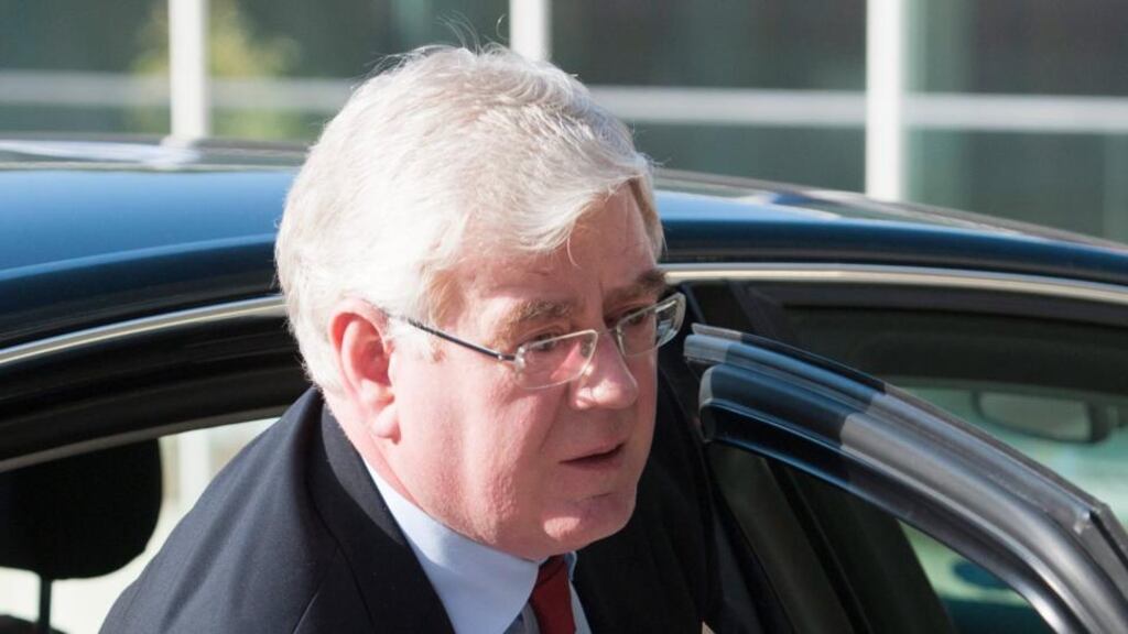 Minister for Foreign Affairs and outgoing Labour leader Eamon Gilmore arrives for a Foreign Affairs council meeting of EU Ministers at the EU Headquarters in Luxembourg last week. Photograph: EPA