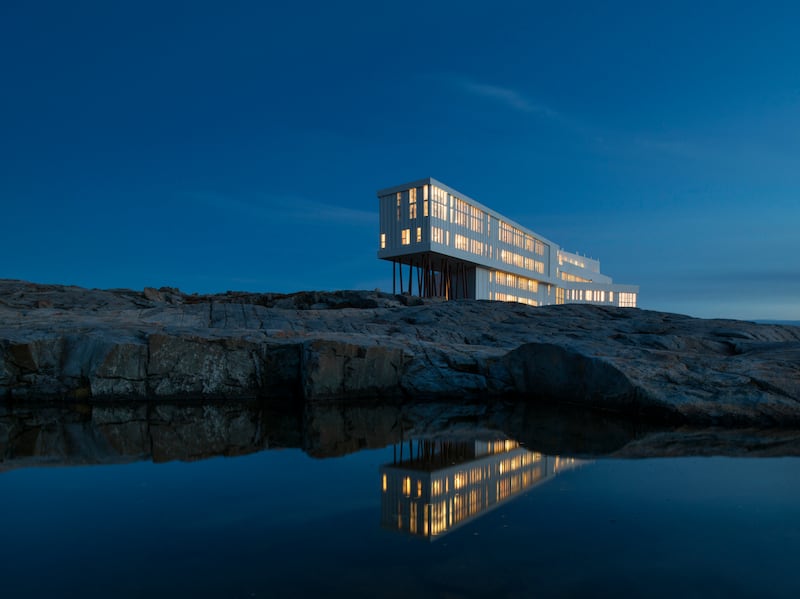 Fogo Island Inn in Newfoundland, Canada, is owned and run by the community. Photograph: Alex Fradkin