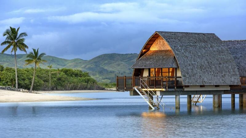 The Marriott Momi Bay Resort and Spa in Fiji. Photograph: The New York Times