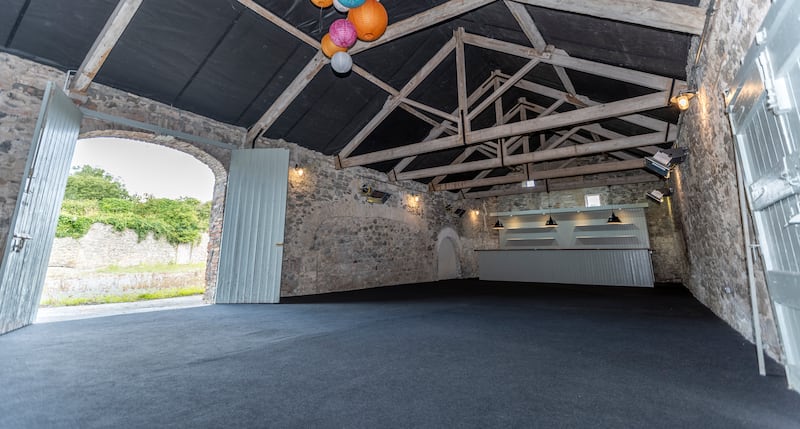 The barn that has been used for parties by the previous owners