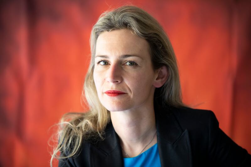 Portrait of Lea Ypi, Torino, Italy, 21st May 2022. (Photo by Leonardo Cendamo/Getty Images)