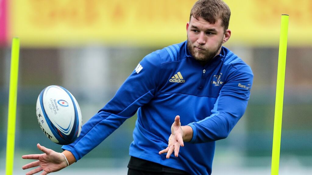 Ross Byrne: “He leads the team well; he’s a very clear understanding of what’s expected and how we want to play the game. So, no issues with Ross, he’s been fantastic,” says Leo Cullen. Photograph: Laszlo