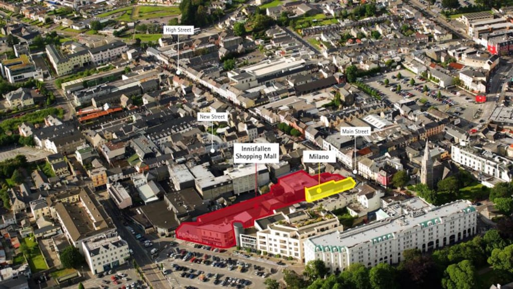 The Innisfallen Mall in Killarney has the potential to produce substantially more than the current rental income of €349,000.