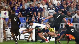 France’s third-quarter blitz seals deal in thrilling Rugby World Cup opener against All Blacks