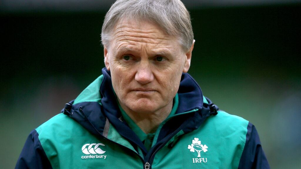 Ireland coach Joe Schmidt: “I’d like to thank the IRFU for their patience and confidence as the decision to continue took somewhat longer than I’d anticipated.” Photograph: Inpho