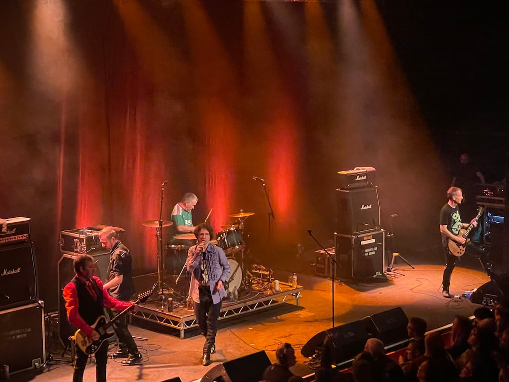 Exhilarating: The Sultans of Ping performing at Vicar Street, Dublin. Photograph: Ian de Halla