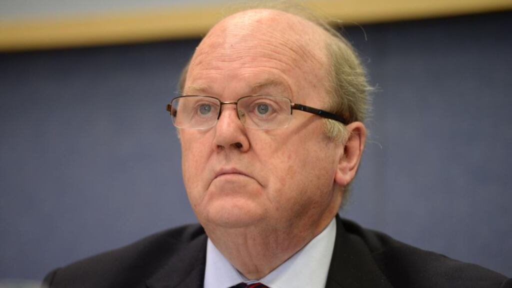 Minister for Finance Michael Noonan: officials in his department have been diverted into dealing with the row over IBRC. Photograph: Dara Mac Dónaill/The Irish Times