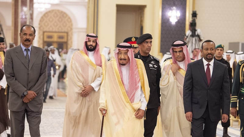 Mohammad bin Salman bin Abdulaziz Al Saud has secured a European Tour event for the state. Photo: Bandar Algaloud/Saudi Kingdom Council/Handout/Anadolu Agency/Getty Images