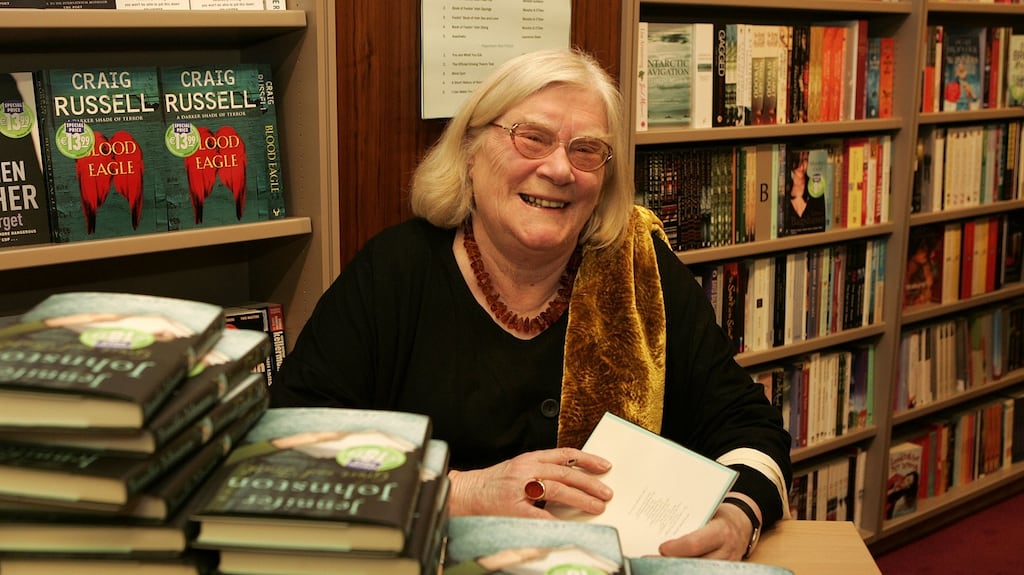 Jennifer Johnston at the launch of Grace and Truth in 2005. Photograph: Dara Mac Dónaill