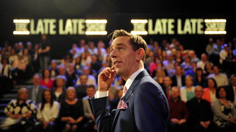 Ryan Tubridy prior to going live on the Late Late Show. The challenge for Irish TV will be to find its niche in a globalised market in which Irish viewers will have options of watching pretty much everything, everywhere. Photograph: Aidan Crawley