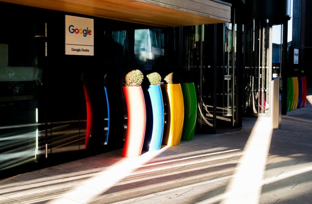 Google offices in Dublin's city centre. Photograph: Gareth Chaney/Collins Photos