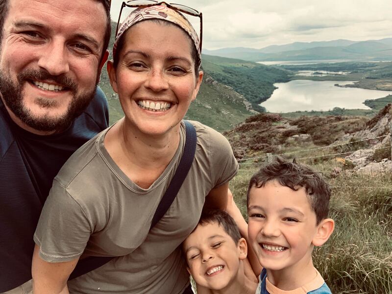 Dr Knut Moe and Dr Hana Maka, with their boys Harvey (7) and Freddie (4): ‘The first lockdown was really hard on the kids. We were both working so hard.’