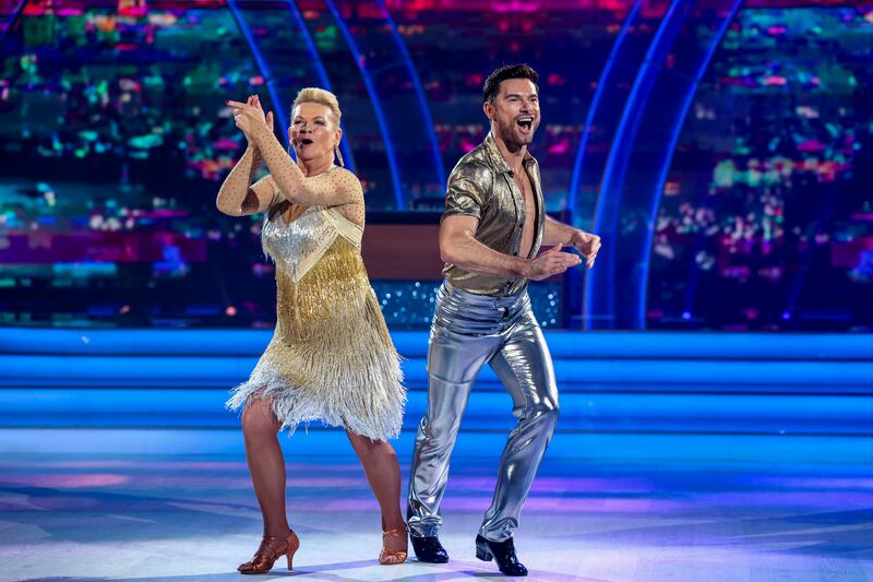 Eileen Dunne and Robert Rowinski during Dancing with the Stars.
Photograph: Kyran O’Brien/kobpix