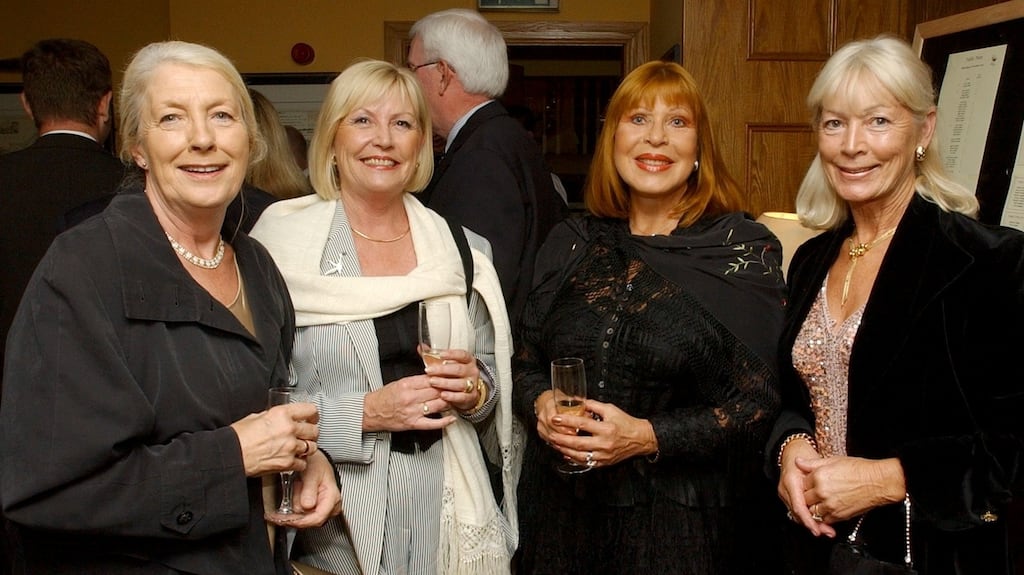 Heide Roche, third from left, with Garri Murphy, Anne Cronin and Mary O’Riordan. Ms Roche contributed generously but quietly to many charities locally around Kinsale. Photograph: Richard Mills