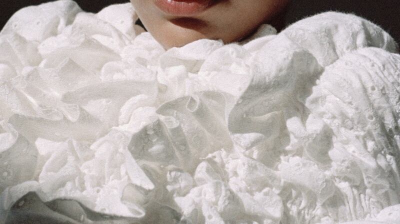 Roisin Pierce: from her prizewinning collection Mná i Bhláth embroidered broderie anglaise. Photograph: Deo Suveera