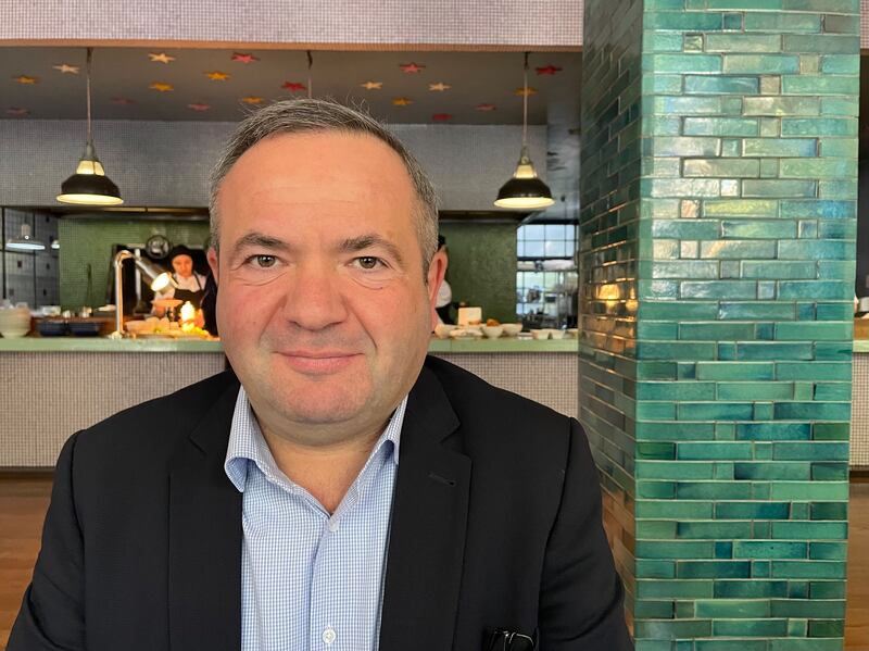 Zurab Tchiaberashvili, international secretary of the United National Movement, Georgia's main opposition party. Photograph: Daniel McLaughlin