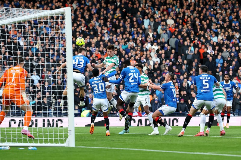 Johnny Kenny on target as Celtic see off 10-man Rangers to make League Cup final