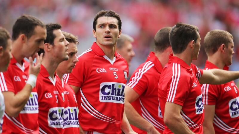 Tom Kenny lines out before the All-Ireland senior hurling semi-final in August. Photograph: Inpho