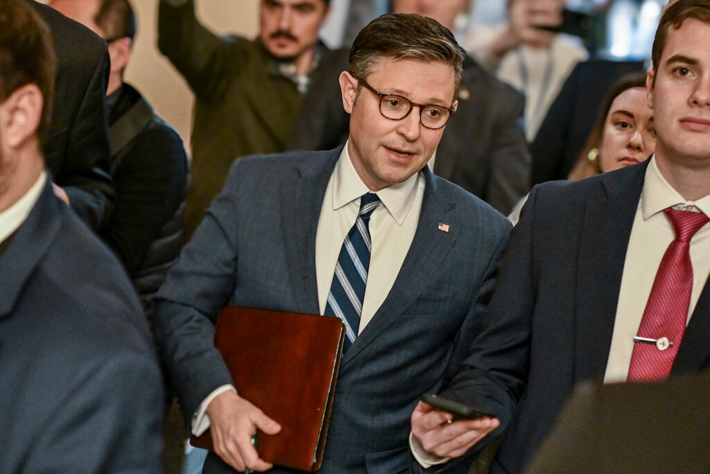 The voting schedule in the House of Representatives is tightly controlled by its speaker, Mike Johnson. Photograph:  Kenny Holston/New York Times