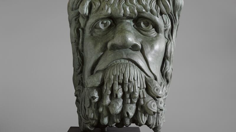 A bronze Mask of the Barrow by the sculptor Mark Breslin (€5,000-€7,000)