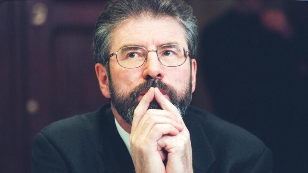 Sinn Féin president Gerry Adams: Failure is not an option