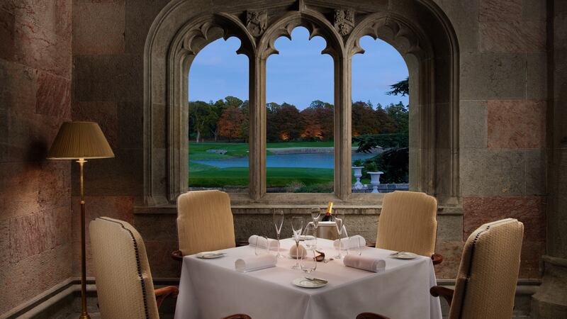 The Michelin-starred Oak Room at Adare Manor