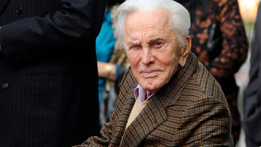 A March 2011 file photograph of US actor Kirk Douglas, who turns 100 on Friday. Photograph: Paul Buck/EPA.