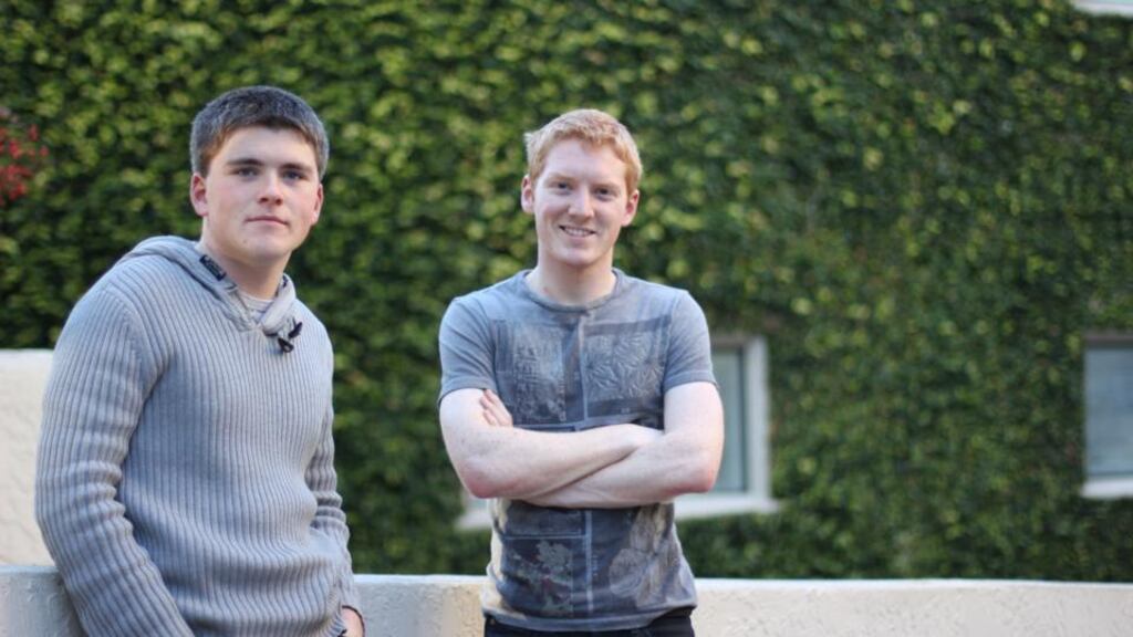 John (left) and Patrick Collison, co-founders of Stripe.