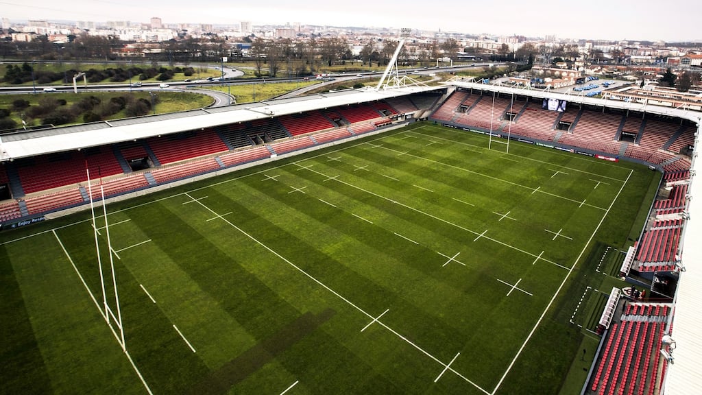 Ulster’s Heineken Champions Cup quarter-final against Toulouse has been moved to the Stade Ernest-Wallon from the city’s bigger Le Stadium. Photograph: Tommy Dickson/Inpho