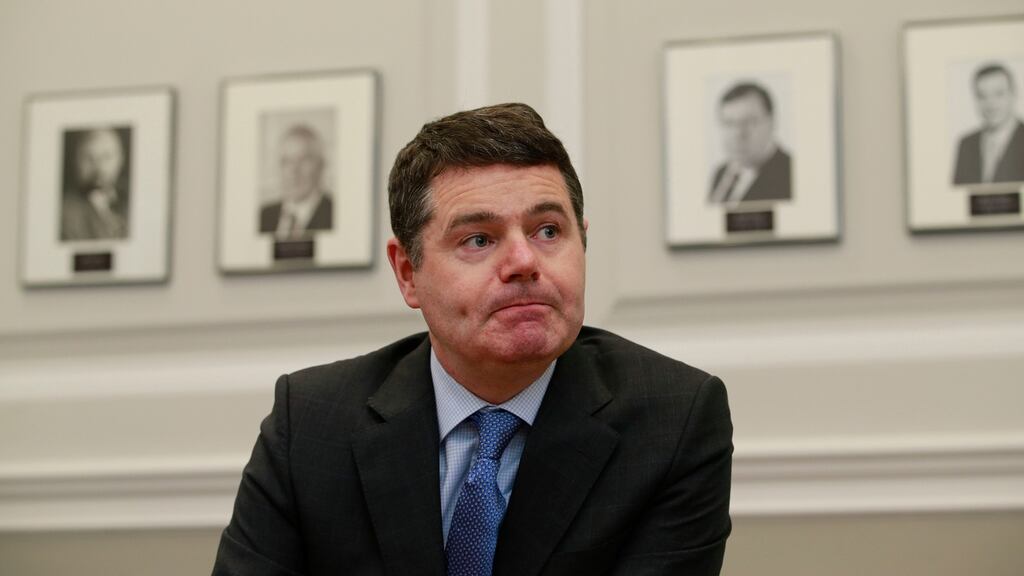 Paschal Donohoe, Minister for Finance, Public Expenditure and Reform, at the Department of Finance. Photograph: Nick Bradshaw