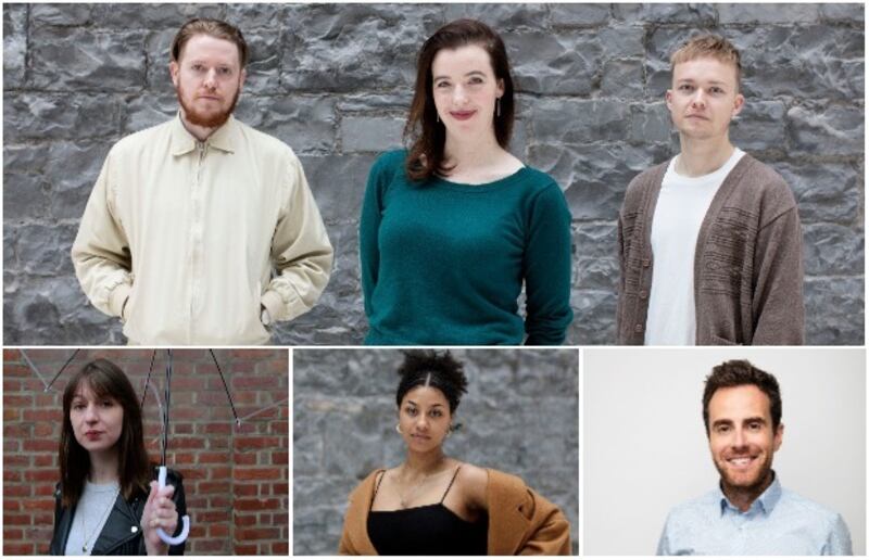 Media (clockwise from main): Craig Connolly, Sinead O’Shea and Eric Davidson; Joe Molloy; Karen Miano and Sally Rooney. Photograph: Alan Betson