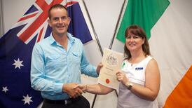 Proud to be Irish but at home elsewhere