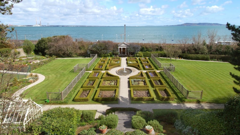 The  garden of Deepwell in Blackrock, Dublin