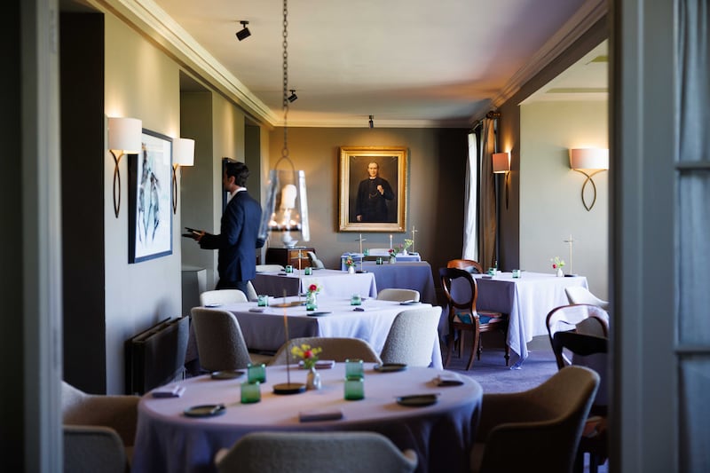 The diningroom. Photograph: Eamon Ward