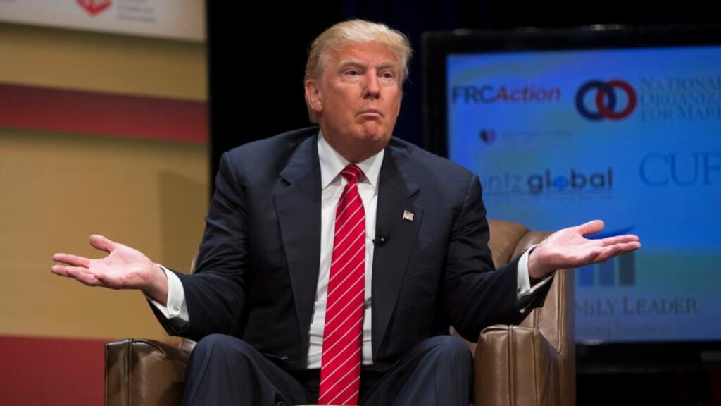 Republican presidential contender and businessman Donald Trump. Photograph: Daniel Acker/Bloomberg