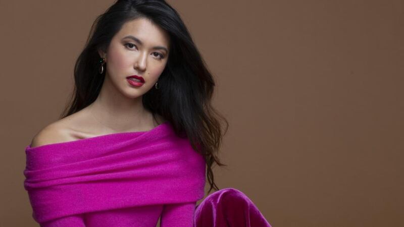 Laura Chambers adds a touch of a 1970s disco diva feel to her collection