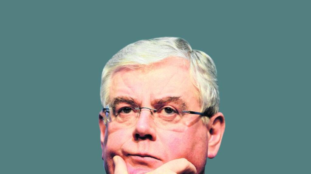 Eamon Gilmore responded to the opinion poll by focusing on the job that Labour was doing in Government and acknowledged the inevitability of paying a price for taking tough decisions. Photograph: Sam Boal/Photocall Ireland