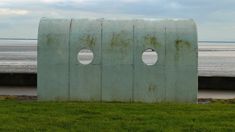 A shelter on Clontarf promenade, built in the 1950s