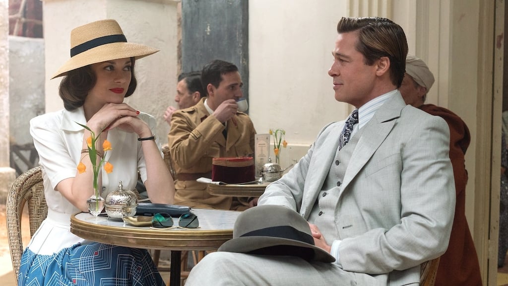 Is this real? Brad Pitt and Marion Cotillard in Allied. Photograph: Paramount Pictures