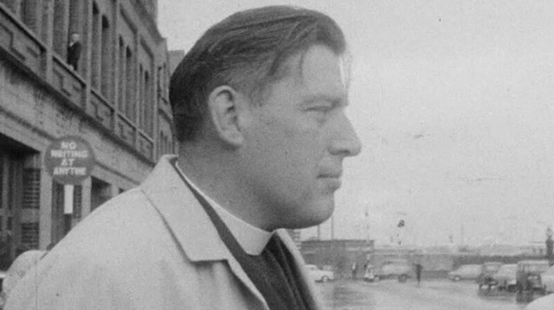 Ian Paisley in 1963 from Ulster Television archives, 1959-1969